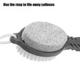 thumbnail image 4 of Unique Bargains Multi Purpose 4 in 1 Foot File with Foot Scrubber Removes Dead Skin Pedicure 1 Pc Gray, 4 of 7