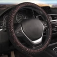 thumbnail image 4 of Uemuo Rose Gold Glitter1 Printed Car Elastic Steering Wheel Cover - Universal Car Accessory for Diverse Cars Anti-Slip, and Comfortable- 15", 4 of 8