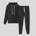 thumbnail image 2 of cfhntfmh Womens 2 Piece Matching Outfits Lounge Hoodie Sweatsuit Sets Soft Comfy Jogger Sweatpants with Pockets Tracksuit Sets, 2 of 5