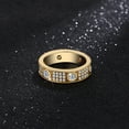 thumbnail image 3 of 1.7 Carat Moissanite Rings for Women 925 Sterling Silver Lab Grown Diamond Wedding Ring for Bride Simulated Diamond Promise Ring Fiancee Wife Anniversary Rings Daily Wear, 3 of 6