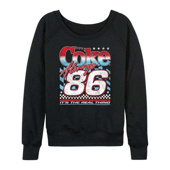 Coca-Cola - Coke American Racing - Women's French Terry Pullover Long Sleeve Shirt