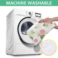 thumbnail image 6 of Pioneer Flower Floral Print Pattern Square Tablecloth, Waterproof Wipeable Spillproof Washable Table Cover for Home Kitchen Party Decor, 42"x42", 6 of 6