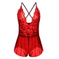 thumbnail image 4 of Vente de Liquidation 2025 sous-Vêtements Mode Femme une Pièce sous-Vêtements de Jeu de Rôle Liquidation Costumes Femme Dentelle à Carreaux Rouges Lingerie, 4 of 5