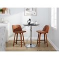thumbnail image 3 of Toriano Counter Stools for Kitchen Counter, Counter Height Chairs, Bar Stools Set of 2, Counter Height Stools, Counter Height Chairs, Bar Stools For Kitchen Island (Camel Faux Leather), 3 of 6