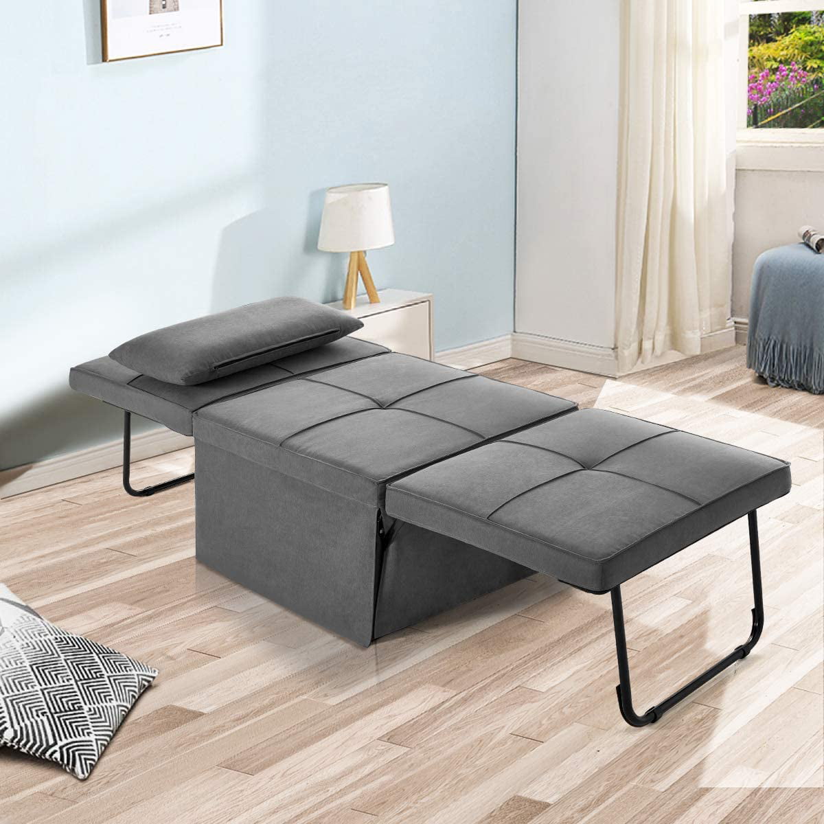 Erommy Sofa Bed  Convertible Chair  4 in 1 Multi Function 