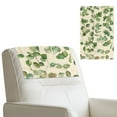 thumbnail image 2 of Xixirimido Vintage Leaf Beige Pattern Recliner Headrest Protector Leather Non Slip Headrest Covers for Recliners Sofa Headrest Covers Furniture Protector for Home, 1Pcs, 2 of 7