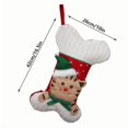 thumbnail image 3 of Fiudx Liquidación de ofertas flash Calcetines con adornos navideños Patrón de calcetines Adornos para árboles de Navidad Adornos navideños, 3 of 3