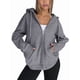 thumbnail image 3 of Sudaderas con Capucha y Cremallera para Mujer, Sudaderas Extragrandes, Conjuntos de Moda Escolar para Otoño, Chaquetas Informales, Ropa de Invierno Gris Oscuro S, 3 of 9