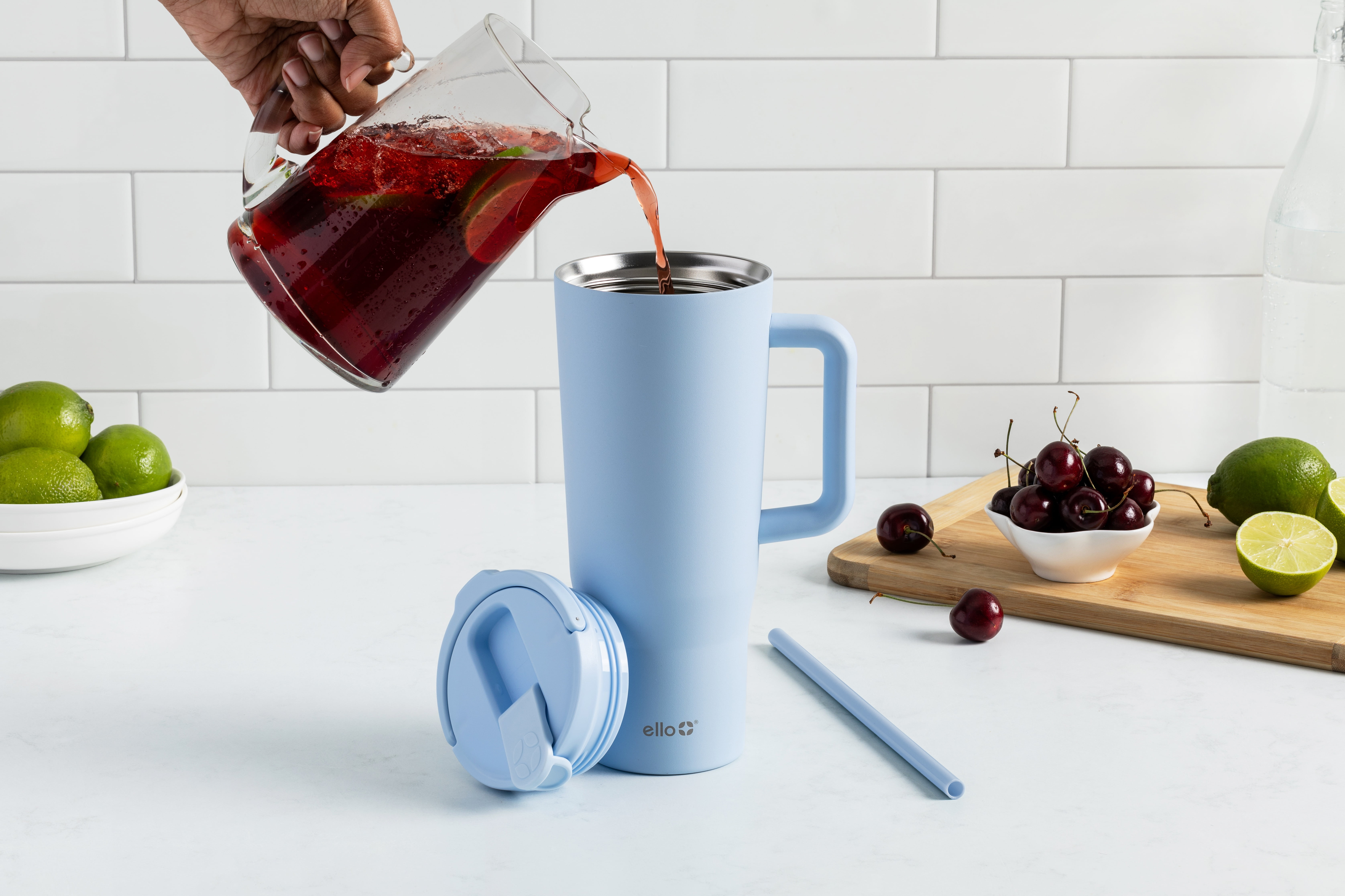 Ello Clean 40oz Stainless Steel Tumbler - Vacuum Insulated