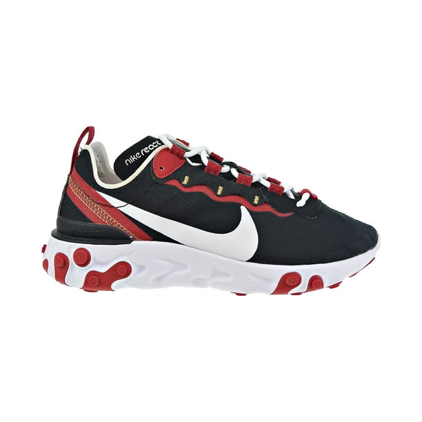 Nike Nike React Element 55 Women S Shoes Black White Gym Red Bq2728 009 Walmart Com Walmart Com