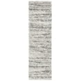 thumbnail image 2 of SAFAVIEH Hudson Jack Abstract Shag Runner Rug, Ivory/Grey, 2'3" x 10', 2 of 11