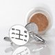 thumbnail image 4 of Men's Stainless Steel Retro Car Gear Cufflinks for Business and Wedding Gifts, 4 of 5