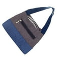thumbnail image 1 of Qarigey Fiambrera para mujer, bolsos de lona, moda al aire libre con cremallera, cosméticos, banco de energía, bolsa de gran capacidad Bolsas de mensajero y de hombro Gris oscuro, 1 of 6