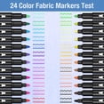 thumbnail image 6 of Fabric Pens Permanent No Bleed DAPAWIN Shirt Markers Fabric Markers for T Shirts Markers for Shoes Fabric Permanent Markers Fabric Paint Markers for Clothes Permanent Markers for Fabric, 6 of 9