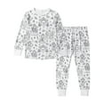 thumbnail image 3 of WIBACKER Color Your Own Pajamas for Toddler and Little Girls, DIY Painted 2PCS Pjs Sleepwear Set - Princess 3T, 3 of 11