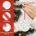 thumbnail image 4 of Pofeuu Cute Avocado Yoga Print Christmas Decorations Christmas Ornaments Round Acrylic Flat Hanging Pendant Xmas Hanging Decoration-Round Shape, 4 of 7