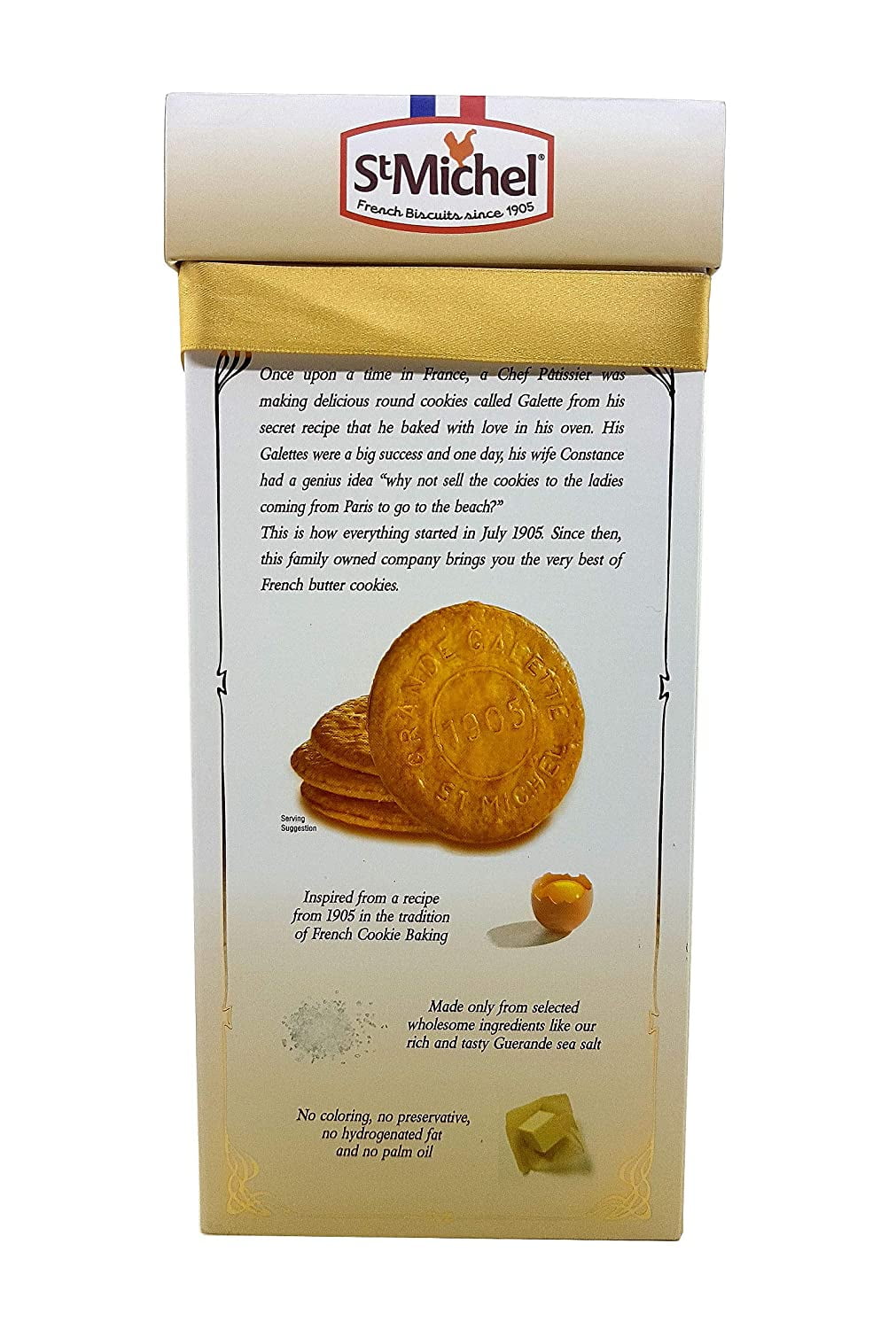 St Michel La Grande Galette French Butter Cookies Biscuits 1.3 LB (Pack of 2)