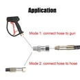 thumbnail image 4 of 2X High Pressure Washer Swivel Joint 3/8 Inch Pressure Washer Hose Fittings 360 Degree Rotation Connector Car Washing, 4 of 5