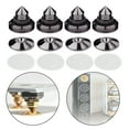 thumbnail image 4 of destyer 4PCS Speakers Stand Spikes Loudspeaker Box Nails Pads Alloy Black, 4 of 9