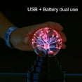 thumbnail image 2 of Plasma Magical Plasma Ball Touch Sensitive Plasma Lamp Light Nebula Sphere Globe Novelty Toy, 2 of 8