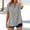 Grey, variant on WCJM Women’S T Shirt Dress Cotton Summer Dresses 2026 Casual Loose Women's Short Sleeve T-Shirt Women's Fashion Casual V Neck Down Short Sleeve Tops T Shirt