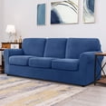 thumbnail image 2 of CHUN YI Stretch Checks Spandex Sofa Cover Separate Backrests Cushions Cover Slipcover, 2 of 5