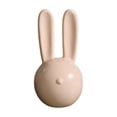 thumbnail image 2 of Honmine Easter Ceramic Bunny, Cute Rabbit Figurine Ornament, Desktop Living Room Decor, TV Cabinet Tabletop Statue, 2 of 9