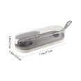 thumbnail image 2 of ELAYARD Bouteille de Voyage pour Chien Gris Plastique Forme Compacte pour Randonnée 1Pcs, 2 of 8