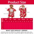 thumbnail image 6 of Womens Hawaiian Shirt Shorts Set 3 Piece Short Sleeve Outfits for Vacation Beach Summer Shorts Sunglasses Kimono Lounge Suit, 6 of 7