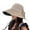 "Khaki,One Size", variant on Women Hat Solid Color Wide Brim Round Shape Hollow Out Super Breathable Sun Protection Heat Resistant Big Brim Soft Material Summer Cap for Outdoor