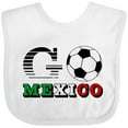 thumbnail image 3 of Inktastic Go, Mexico- Soccer, Football Boys or Girls Baby Bib, 3 of 4
