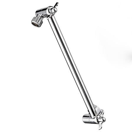 11'' for Extra Long Solid Brass Chromed Shower for Head Extension Arm With Locking Adjustable G1/2