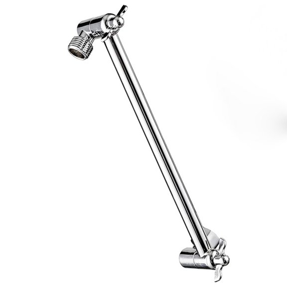 11'' for Extra Long Solid Brass Chromed Shower for Head Extension Arm With Locking Adjustable G1/2