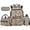 Mallard Duck Camo Bow, variant on Pzuqiu Camo Bass Fish School Backpack and Lunch Bag for 3rd Grade Cute Kids Girls Schoolbag and Lunch Box Set of 4 Pencil Case Water Bottle Carrier with Strap High School Bookbag Age 6-8