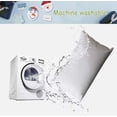 thumbnail image 3 of 2 Pack Organic Cotton Toddler Pillowcase/Travel Pillowcase 14x20 Inches with Envelope Closure - Soft  Breathable Children Pillow Cover Solid White, 3 of 7