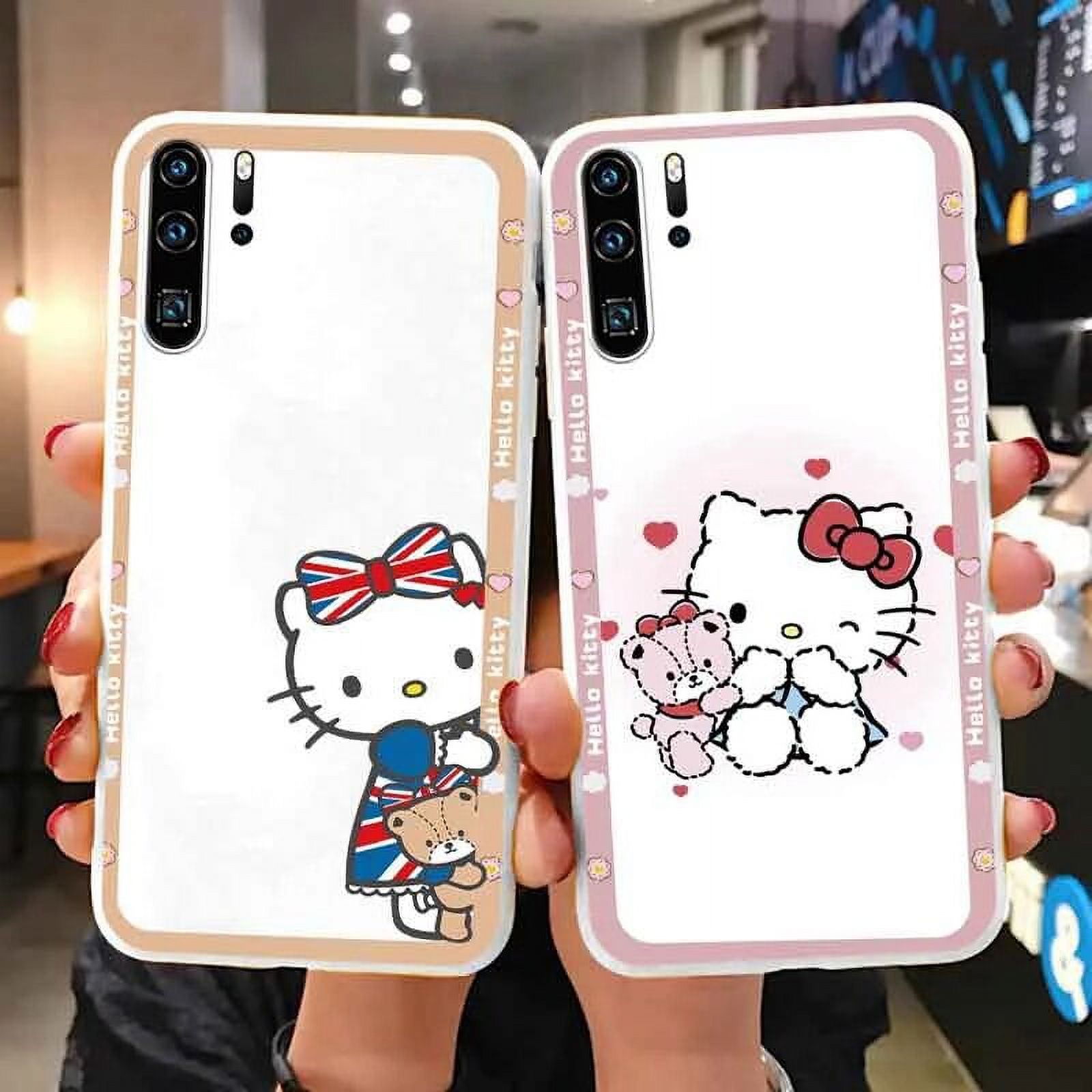 Custodia Per IPhone 11 12 13 14 15 Custodia Hello Kitty Kawaii Per IPhone - Cover Posteriore Carina Sanrio, Compatibile Con Molti Modelli Custodia Personaggio Carina