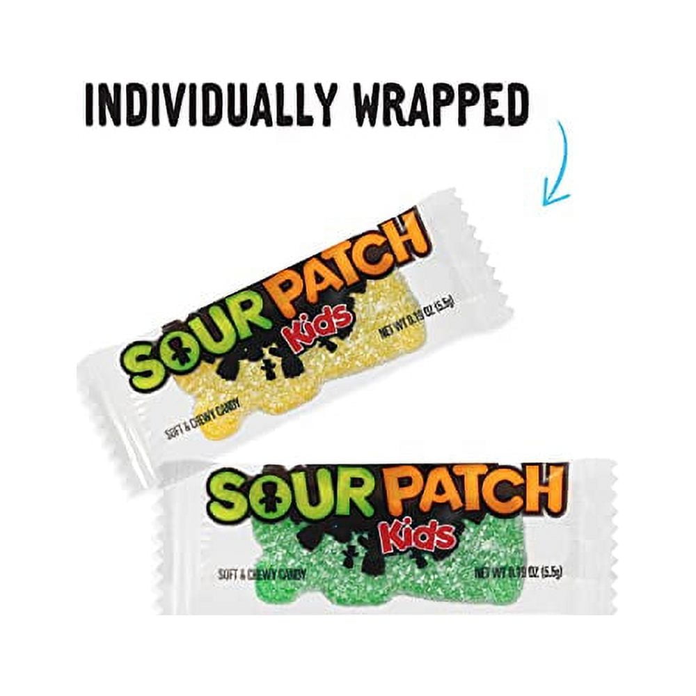 Sour Patch Kids Big Individually Wrapped Soft & Chewy Candy, 240Count,, ()