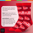 thumbnail image 3 of Cool Socks – Dr Pepper Retro Logo Design – Novelty Crew Sock, 3 of 3