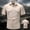 Beige, variant on Men's Tactical Shirt Quick Dry Cooling Mesh Back Panel Multi-Pocket Zipper Closure Turndown Collar Short Sleeve Summer Outdoor Tops Casual Work Shirt