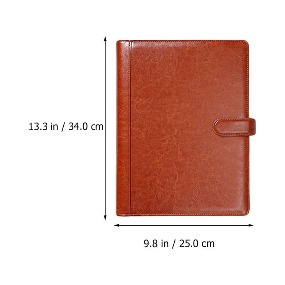 FRCOLOR A4 Portfolio Business Folder Exquisite Workmanship Professional Notebook