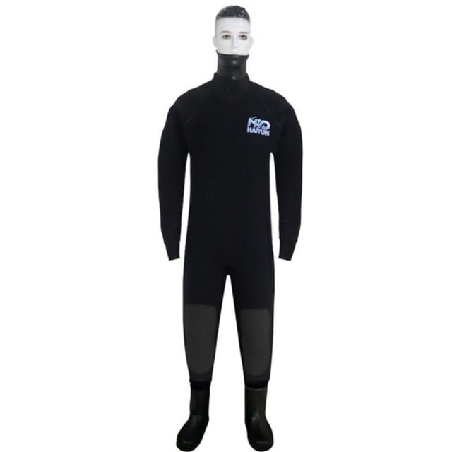 Abbraccia Traje seco profesional, capucha, cuerpo completo, 5 mm, salvamento, alcantarillado