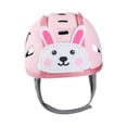thumbnail image 3 of Protector de casco para bebé, suave, anticaída, cómodo, anticolisión para gatear, caminar, transpirable para niños y niñas Rosa, 3 of 8