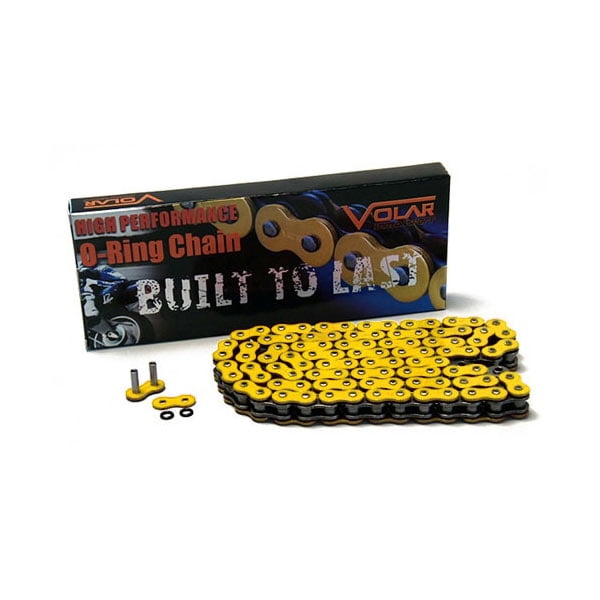 Volar O Ring Motorcycle Chain Yellow For 525 X 108 Links Walmart Com Walmart Com