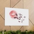 thumbnail image 7 of Red Moon Rising Japandi Inspired Wall Art Canvas Home Decorations, 7 of 7