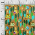 thumbnail image 2 of oneOone Polyester Lycra Orange Fabric Camping Sewing Craft Projects Fabric Prints By Yard 56 Inch Wide, 2 of 5