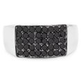 thumbnail image 3 of 0.43 Carat Genuine Black Diamond .925 Sterling Silver Ring QJ Model, 3 of 3