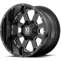 XD Aluminum Rim XD825 BUCK 25 20X9in Gloss Black Milled Finish, XD82529067300