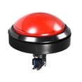 thumbnail image 5 of Juego Botón de Presión 98mm Redondo Interruptor de Botón Iluminado LED 12V con Microinterruptor para Videojuegos Arcade Rojo 1 pieza, 5 of 5