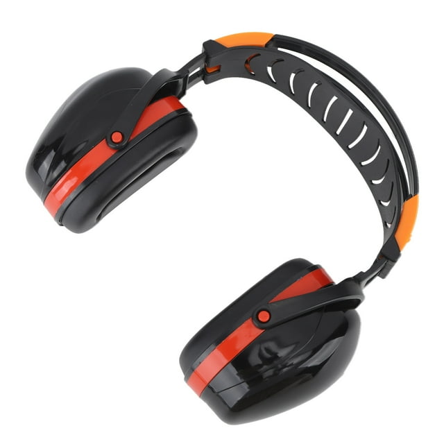 Foldable Lightweight Hearing Safety Ear Muff, 360 Rotation, Telescopic Design, Comfortable Wear, Noise Reduction for Garden Shooting Mowing with Sponge Lining for All