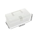 thumbnail image 3 of Vikakiooze Plastic Storage Boxs Desktop Transparent Storage Boxs Portable Storage Boxs Car Storage Boxs Toy Storage Boxs, 3 of 6